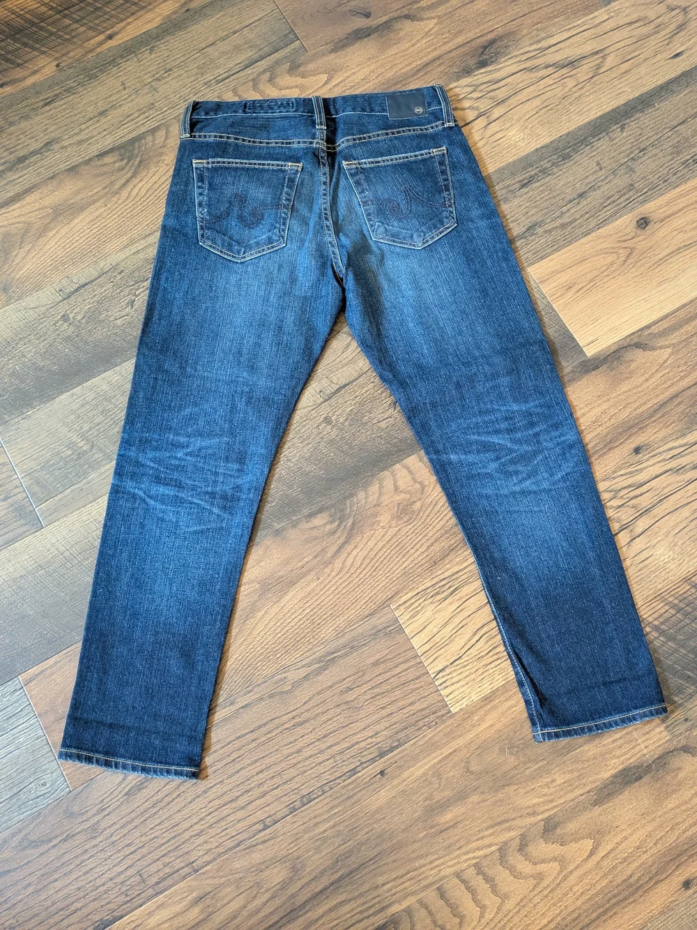 NWOT AG Adriano Goldschmied The Ex-Boyfriend Slim Jeans 27R 5 Yrs Entropy Medium
